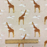 Printed Cotton ZEFIRA Peach / Tawny